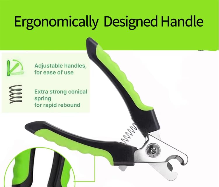 CHARLIE & BUDDY Cat Nail Clipper – Dog Nail Clippers and Grooming Tool for Cats and Dogs, Easy Grip Dog Clippers for Grooming, Safe Pet Nail Trimming Solution - PawsPlanet Australia