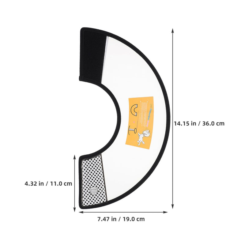 TOPBATHY Soft Adjustable Neck Collar made of PP for Cats and Dogs Comfortable Material Fashionable Protective Collar to Protect Against Licking and Biting During Healing