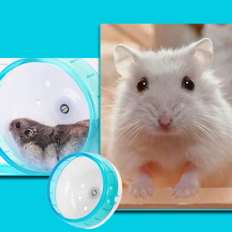 Silent Hamster Wheel Small Silent Hamster Wheel Non-Slip Pets Running Sports Exercise Wheel for Small Animal Hamster 4.7In in Diameter - PawsPlanet Australia