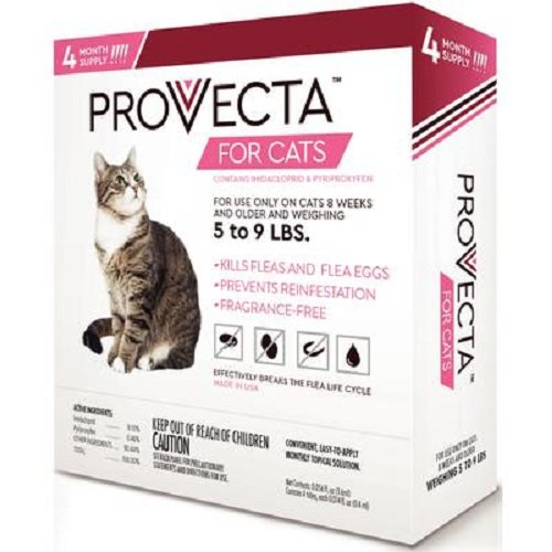 4 Doses for Cats, Small/5-9 lb