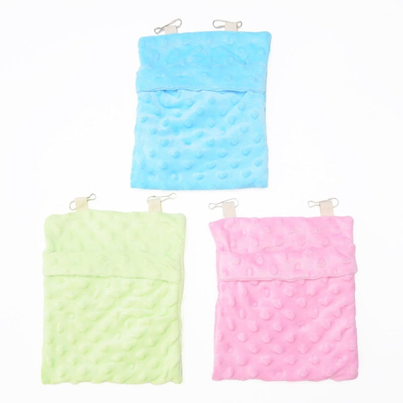 Sugar Glider Bonding Pouch Carrier Bag Sling Sleep Bag with Adjustable Strap for Travel Gliders Ferret Rat Hedgehog Hamster Small Pets (Blue) Blue - PawsPlanet Australia