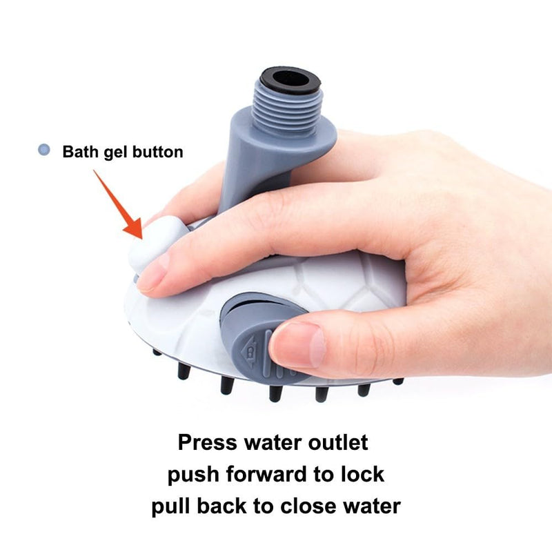 Dog Bath Brush Spray, Dog Shower Head w/4 Sprinkler Adapter for Bathtub Faucet Pet Bathing Massaging & Grooming,Washing - PawsPlanet Australia