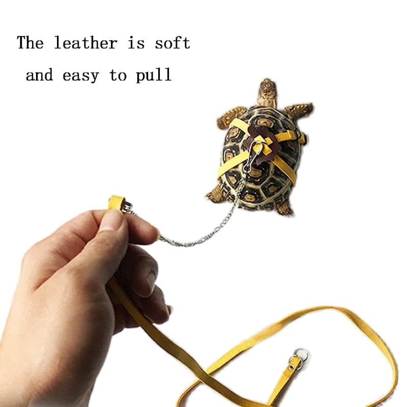 Tortoise Leash，Adjustable Control Rope Turtle Leash and Harness Pet Walking Rope for Small Medium and Large Turtle Pets Outdoor Walking Training Supplies，Pink S S chest less than 8‘’ Pink - PawsPlanet Australia