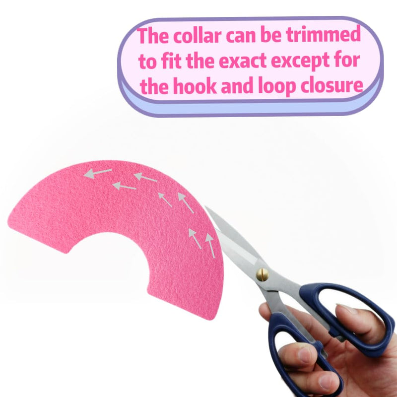 2 Pcs Sugar Gliders Recovery Cone Collar Hamster Mini Elizabeth Collar Protective Cones for Small Pet Adjustable Neck Cone for Sugar Glider Hamster Ferret Squrrel, pink - PawsPlanet Australia