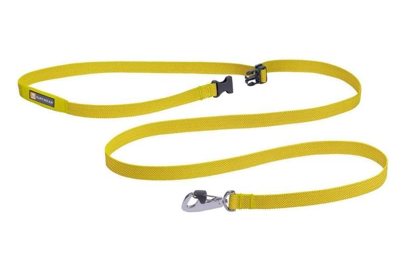 RUFFWEAR Flagline Dog Lead, Multi Use 1.9m Hands Free Dog Leash, No Pull Lightweight Adjustable & Heavy Duty Dog Lead, Anti Tangle Dog Walking & Dog Training Lead, Hand or Waist Belt, Basalt Grey - PawsPlanet Australia