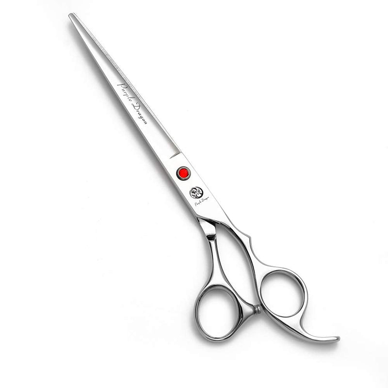 Purple Dragon 4“/5"/5.5"/6"/6.5"/7"/7.5"/8"/9"/10" Sharp Edge Salon Hair Cutting Shears - Pet/Dog Grooming Scissors with Bag - Perfect for Barber or Pet Groomer 7.5 inch - PawsPlanet Australia
