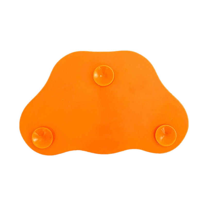 PetDreamHouse PAW 2-in-1 Slow Feeder Interactive Bowl with Removable Lick Mat - Orange - PawsPlanet Australia