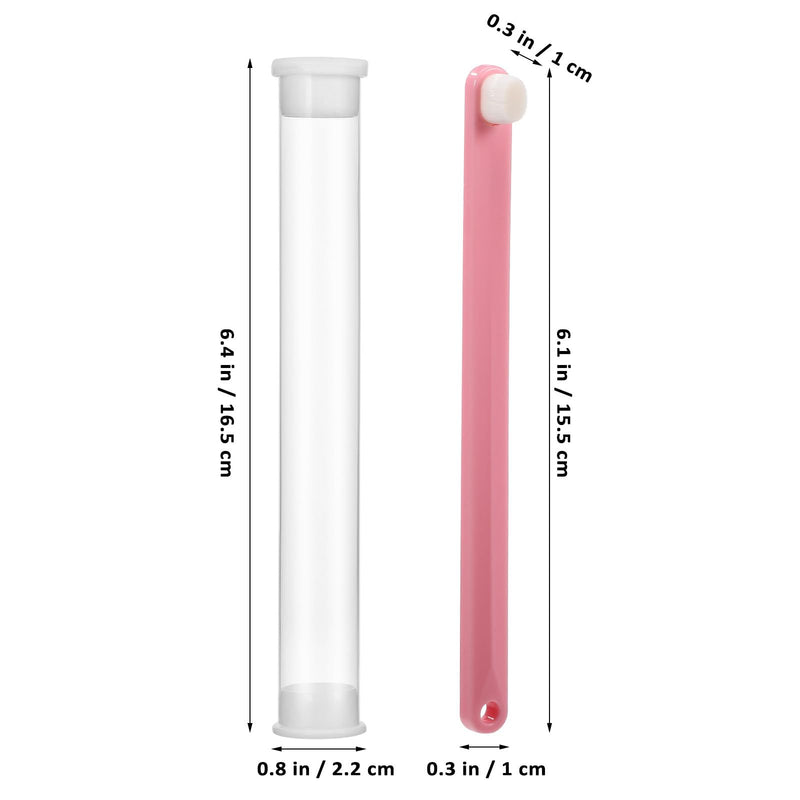Veemoon Precise Cleaning Toothbrushes, 3 Pieces with Soft Bristles for Pets, Plastic, for Cats and Rabbits, Small Dogs and Puppies