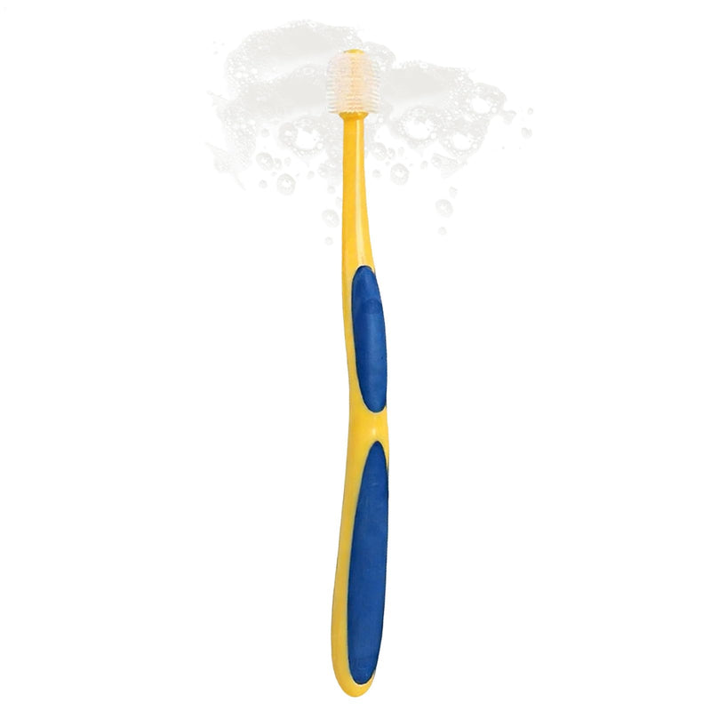 Cat Toothbrush, Soft Bristle Cleaning Tool | Pet Toothbrush, For Kittens, Puppies, Seniors, Small & Large Breeds, For Pet Health, 360 Degree Brush Head