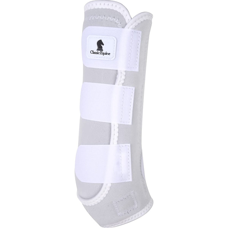 Classic Equine ClassicFit Sling Boots, Hind Medium White - PawsPlanet Australia