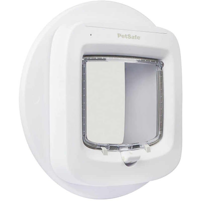 PetSafe Installation Adapter, Mounting Adapter for Installation of PetSafe Microchip Cat Flap and Manual Cat Flap, for Glass, Walls and Metal Doors, White (Pack of 2) 2 Piece Set (Pack of 2) - PawsPlanet Australia
