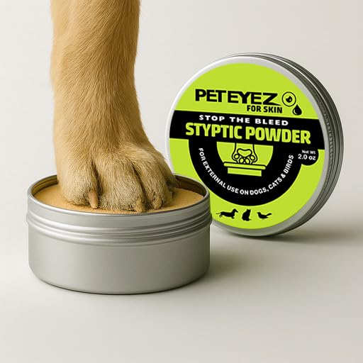 Styptic Powder for Dogs, Cats & Birds (2 oz) – Fast-Acting Blood Clotting & Bleed Stop Powder for Pet Nail Trims, Clipping & Cuts – Easy-Use Wide Mouth DIP Can – First Aid Grooming Essential - PawsPlanet Australia