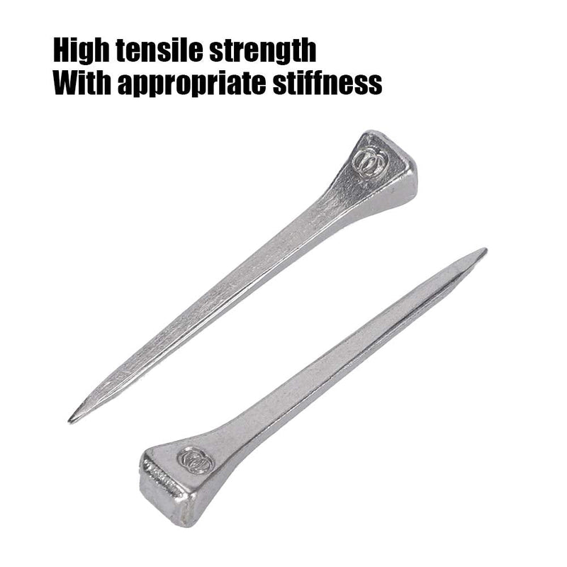 Jeanoko 250pcs Steel Horseshoe Nails Appropriate Rigidity E3 Equestrian Sport Equipment for Horse Steel Nails 1.7 in - PawsPlanet Australia