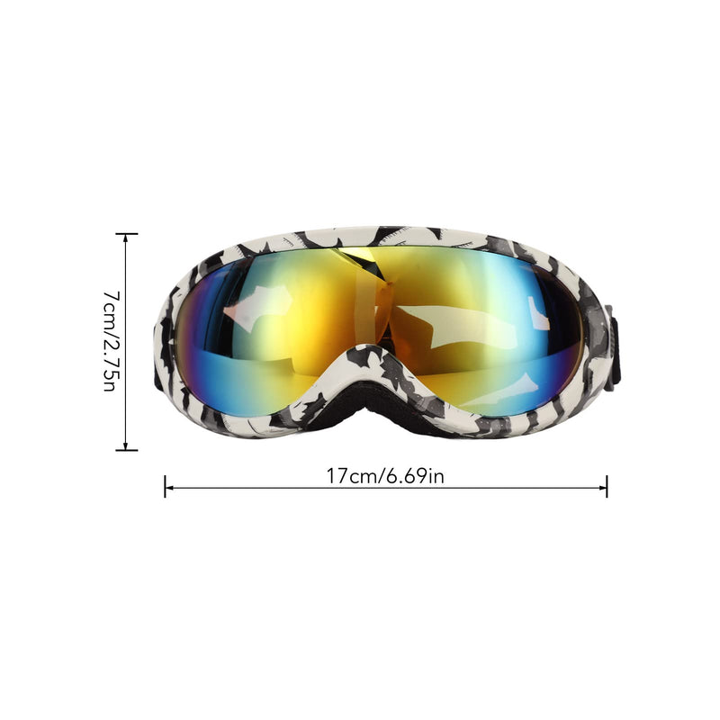 Dog Sunglasses Dog Goggles, UV Protection Wind Protection Dust Protection Fog Protection Pet Glasses Eye Wear Protection with Adjustable Strap for Medium or Large Dog (Zebra Frame) - PawsPlanet Australia