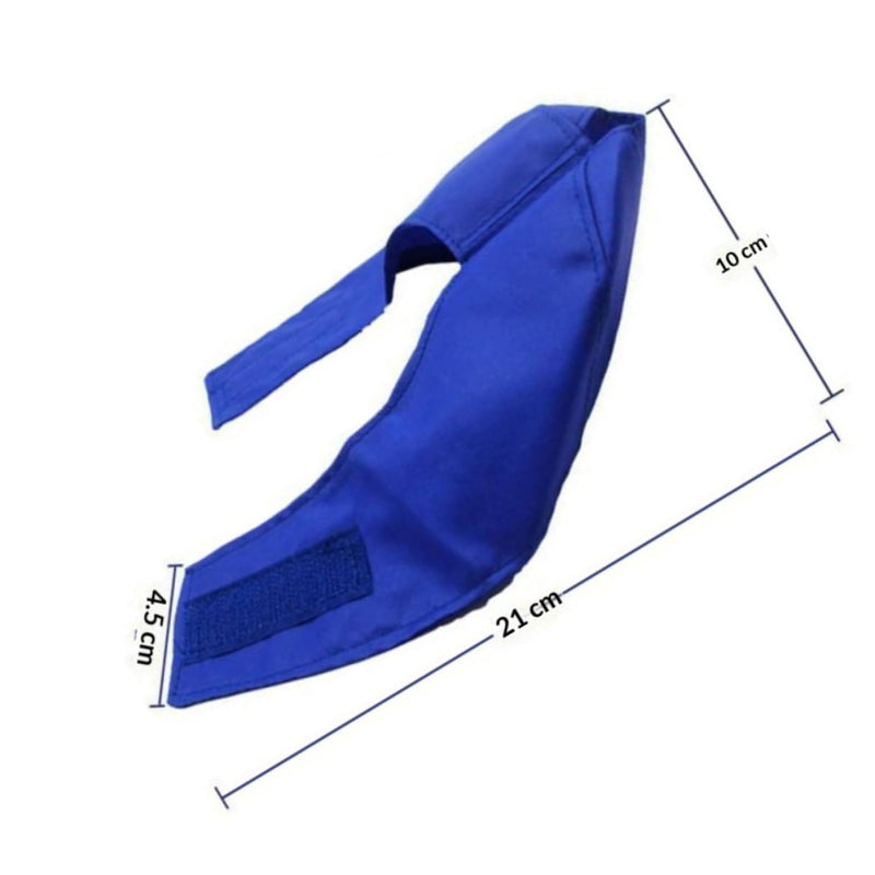 STOBAZA Bite-Proof Pet Blind Cat Eye Mask Made of Breathable Nylon with Small Hole and Velcro Strap for Cats and Dogs During Bathing and Manicure