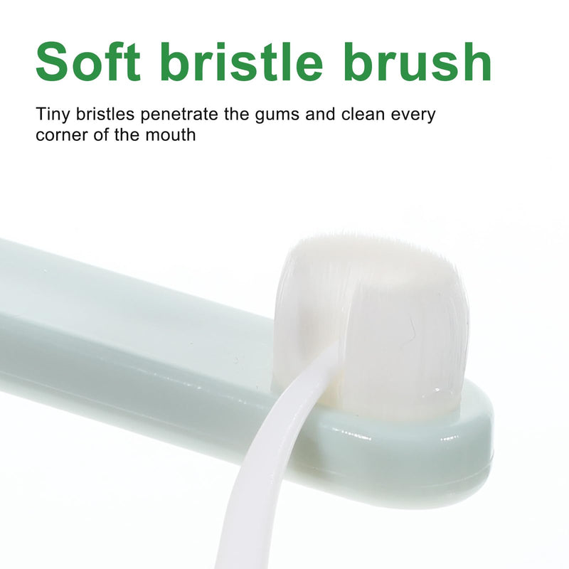 3Pcs Cat Toothbrush Small Dog Toothbrush Soft Bristles Teeth Cleaner Dental Care for Puppy Kitten Pet Oral Hygiene Deep Clean(White, Gray, Green)