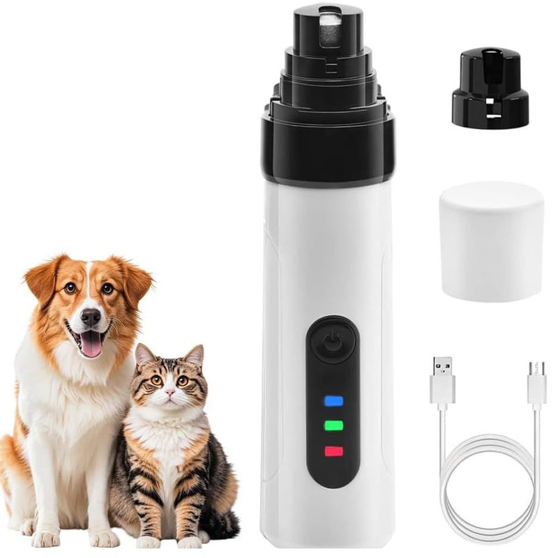 Silent Groom Pro,Silent Groom Pro Nail Grinder,2025 New Mute USB Rechargeable Pet Nail Trimmer,Pet Claw Beauty Trimming Tool, Equipped With 2-Speed, 3-Port, and Long Battery,Safe Claw Trimming at Home - PawsPlanet Australia