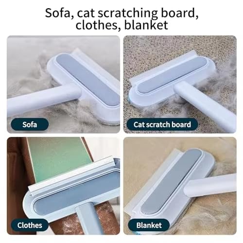 Pet Hair Remover for Dogs and Cats – 3-in-1 Reusable Self-Cleaning Brush – No Adhesive, Easy to Use – Removes Fur from Sofa, Bed, Clothes & Car – Lint Roller Alternative - PawsPlanet Australia