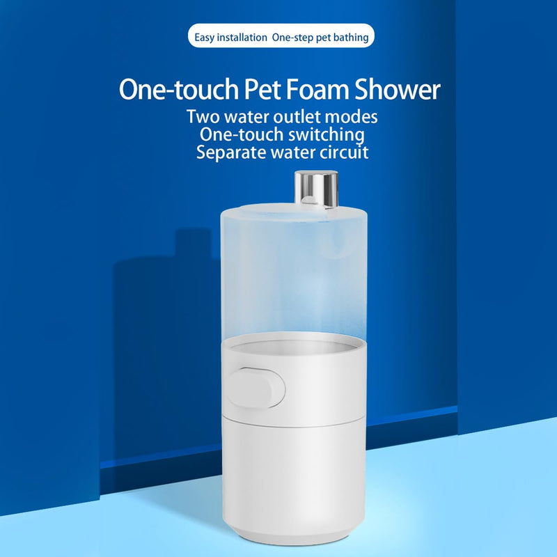 Dog Washing Hose Attachment,Pup Dog Jet Wash,Soap Dispenser and Garden Sprayer Nozzle,Dog Bath Attachment Pet Pup Dog Washer Hose Attachment,Watering Plants, Showering Pet Outdoor - PawsPlanet Australia