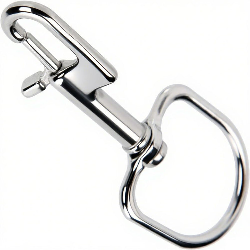 QAVBFA 2 PCS Swivel Bolt Snap Diving Clips – Premium Stainless Steel Single Ended Snap Hooks Buckle for Pet Leash, Scuba Diving, and More (2PCS-110mm) 2PCS-110mm