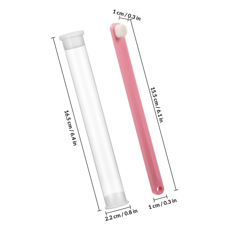 STOBAZA 3-Piece Soft Plastic Cat Toothbrush for Effective Dental Care for Small Dogs and Pets in Everyday Life