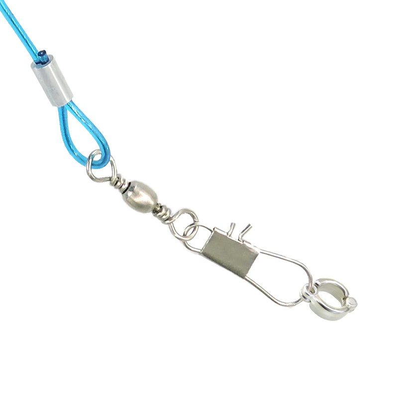Wishlotus Parrot Flying Rope, 5 Meters Parrot Foot Chain Flying Training Leash Outdoor，Anti-Bite Elastic String Training Harness for Agapornis Fischeri Cockatiels Starling Birds (Green) green - PawsPlanet Australia