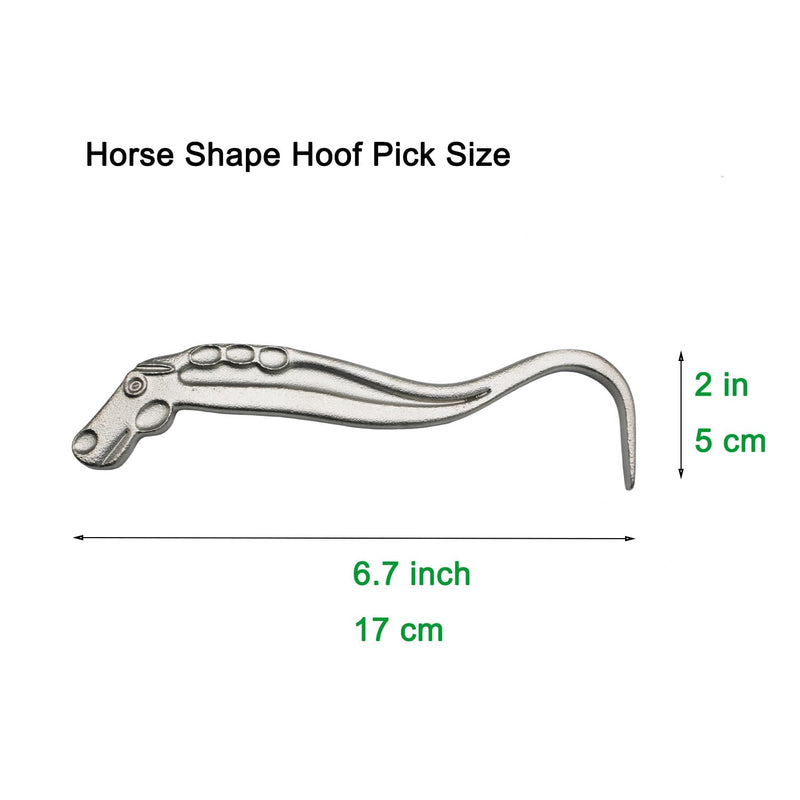 Hoof Pick for Horse Cleaning Grooming Hoof, Farrier Metal Horseshoe Pick Scraper Horse Head Shape Ergonomic Grips Design for,Goat,Cow, Donkey,Sheep - PawsPlanet Australia