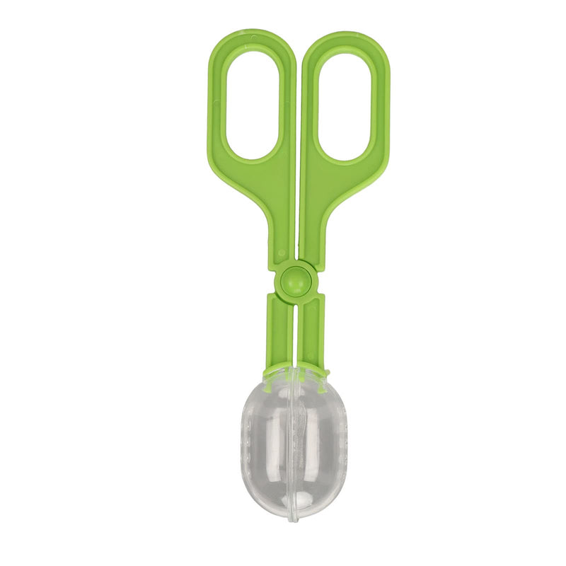 Reptile Feeding Clamp Poop Tongs Reptile Feeding Tool Reptile Poop Scoop with Vents for Tortoise Lizard Spider (Green) hamster poop scoop - PawsPlanet Australia