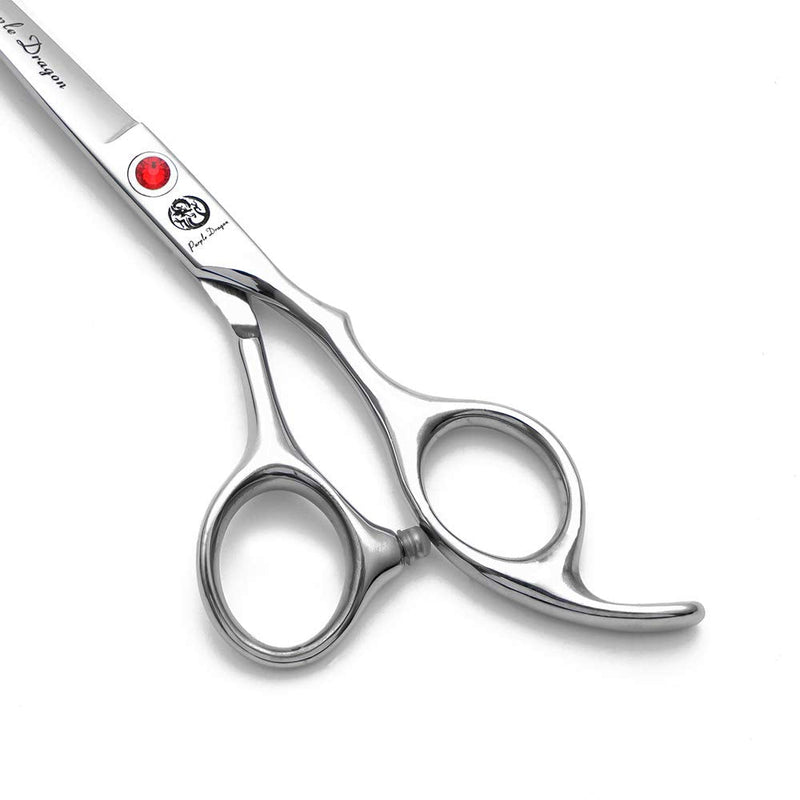 Purple Dragon 4“/5"/5.5"/6"/6.5"/7"/7.5"/8"/9"/10" Sharp Edge Salon Hair Cutting Shears - Pet/Dog Grooming Scissors with Bag - Perfect for Barber or Pet Groomer 5 inch - PawsPlanet Australia