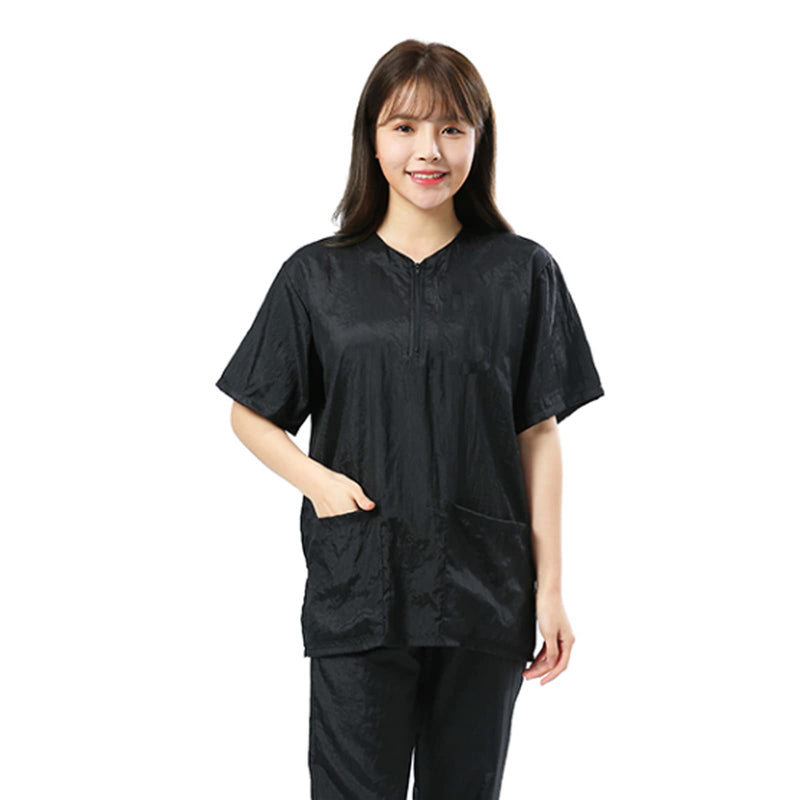 Dog Grooming Smock Barber Jackets for Women Men Professional Pet Groomer Smock Cosmetologist Barber Smock (M) type-A Medium - PawsPlanet Australia