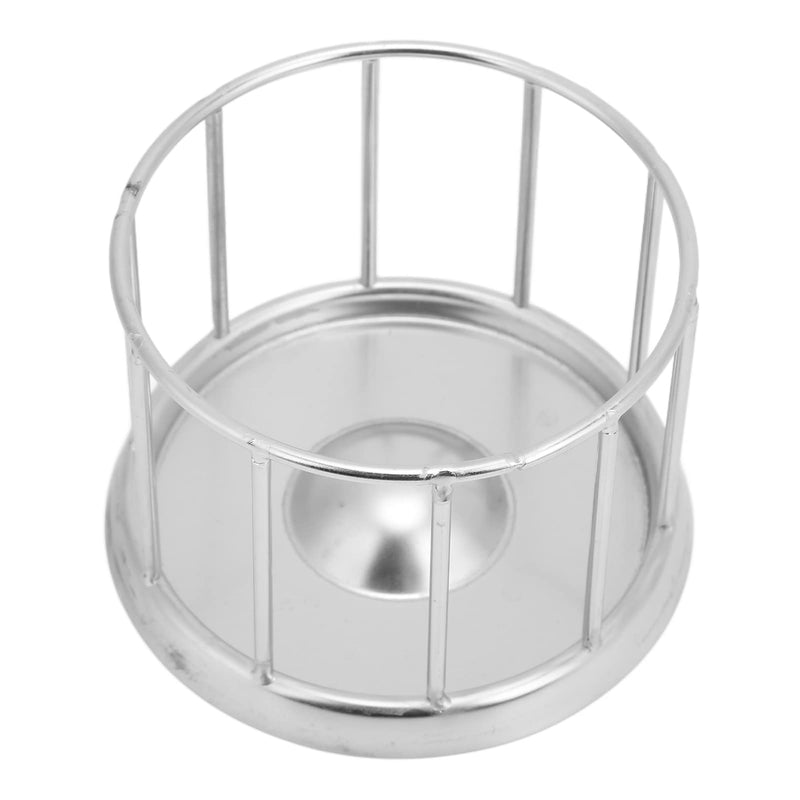 Zerodis Reptile Stainless Steel Food Dish, Pet Round Railing Shape Tortoise Dish Water Tray Dish Water Tray for Home Vivarium Pet Store Lizard Turtle Chameleon Reptiles Medium - PawsPlanet Australia