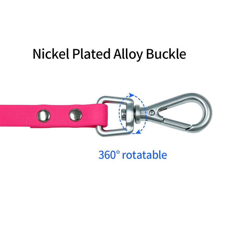Long Dog Leash Waterproof Recall Training Lead Outdoor Long Line Great for Training, Beach, Play, Camping, or Backyard pink 30ft - PawsPlanet Australia
