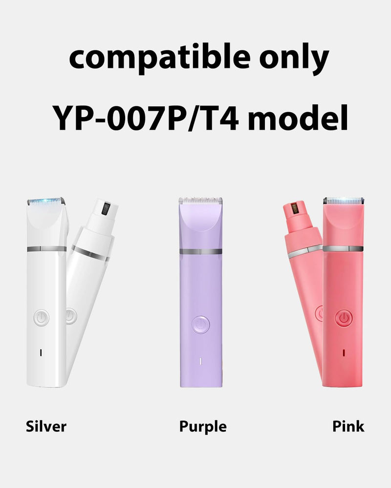 USB Charging Cable for Veeconn Dog Clippers - 1M Compatible with YP-007P/T4 Model Only Pet Grooming Kit, TPE Braided Cable for Cordless Pet Nail Trimmer