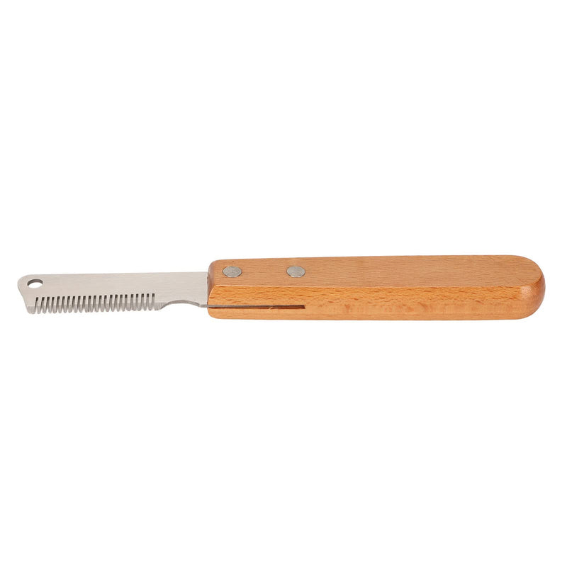Cat Stripping Comb Pet Stripping Pet Stripping Comb Dog Grooming Tools Multifunction Remove Floating Hair Dog Stripping Knife with Wood Handle for Cats Dogs - PawsPlanet Australia
