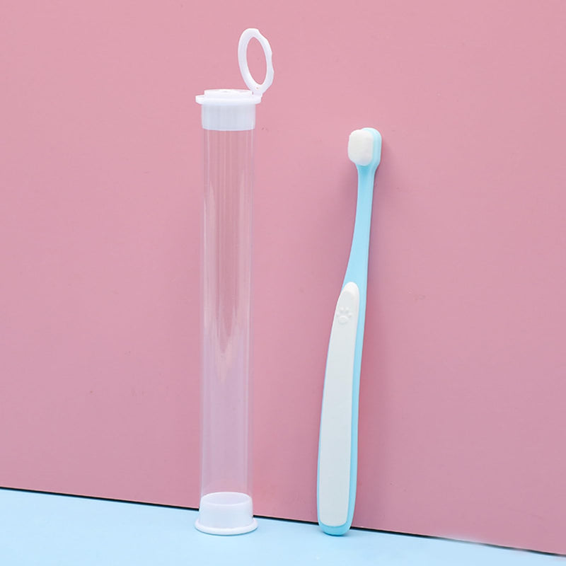 Pet Toothbrush, Small Dog Toothbrush - Wide Head Toothbrush Set, Gum Care Accessories for Cleaning Seniors, Home, Puppy, Daily Travel, Outdoor, Indoor Bathing