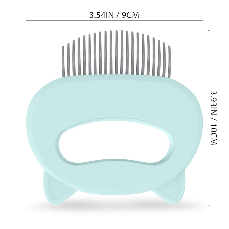 AKOAK 1 Pack Cat Massage Comb, Pet Hair Removal Massage Shell Brush, Soft Hair Removal Brush Comb and Shed Fur Remover Hair Removal Tool for Long and Short Hair Cats Dogs Puppies Rabbits - PawsPlanet Australia