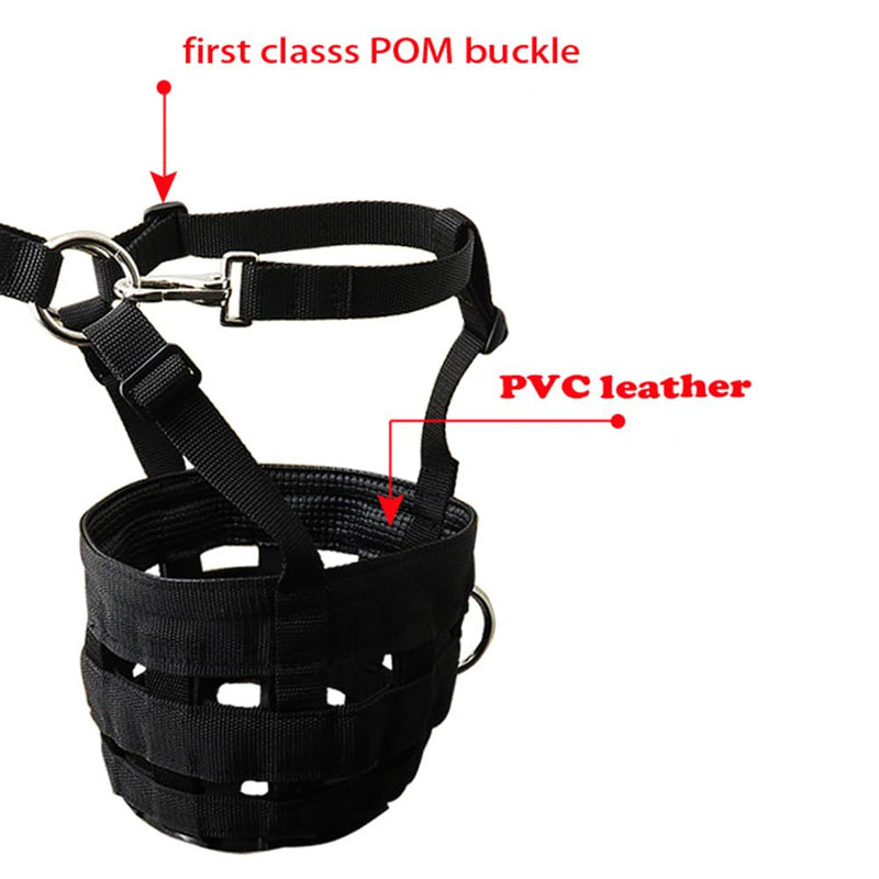 Grazing Muzzle, Horse Grazing Muzzle with Halter, Easy Breathe Comfort Lined Grazing Muzzle, Full Adjustable Horse Grazing Muzzle with Chin Neck Pads for Comfort Black Medium Size One Size - PawsPlanet Australia