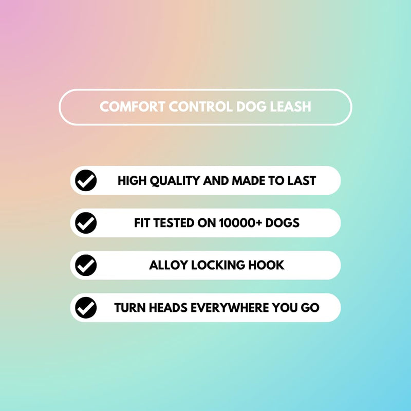 Spark Paws Premium Dog Leash & Poop Bag Set - Heavy-Duty Alloy Hook for Strong Pulling Breeds - Comfortable, Durable & Secure - Pastel Icing - PawsPlanet Australia
