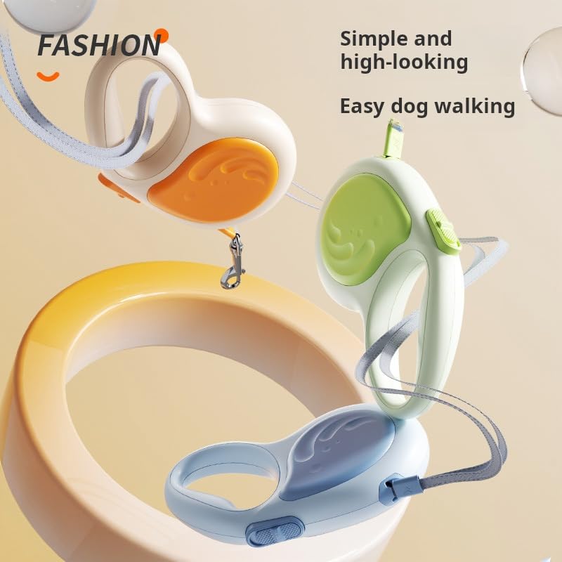 Retractable Dog Leash, Automatic Extendable 10ft/16ft Pet Leash Small, Medium and Large Dog Walking Leash (Orange, 16ft) Orange - PawsPlanet Australia