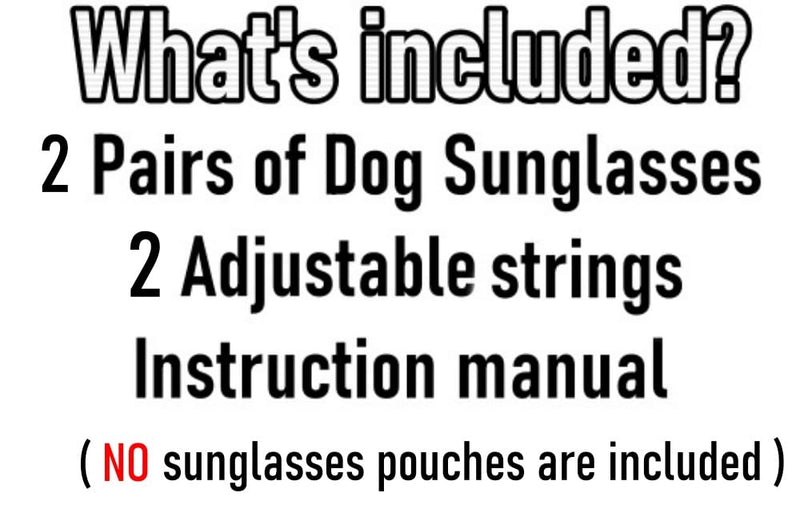 G014 Dog Cat Pet 80s Sunglasses Goggles for Small Breeds up to 15lbs (2-Pack Black+ Clear-Rainbow Mirror) 2-pack Black+ Clear-rainbow mirror