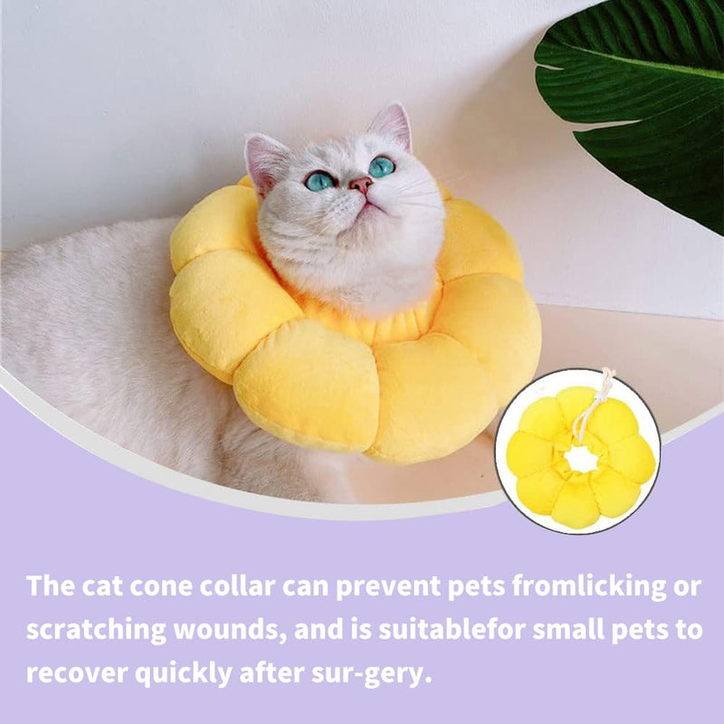 Anti-Stain Adjustable Soft Cat Safety Collar - Neck 8-25cm
