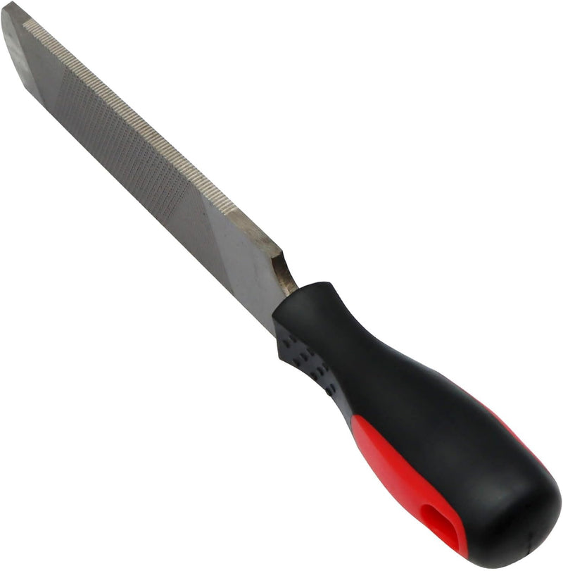 14 Inch Hoof Rasp, Horseshoe File with Rubber Handle, Carbon Steel Farrier File Tool, Suitable for Horse/Goat/Cow/Donkey/Animal Hooves - PawsPlanet Australia