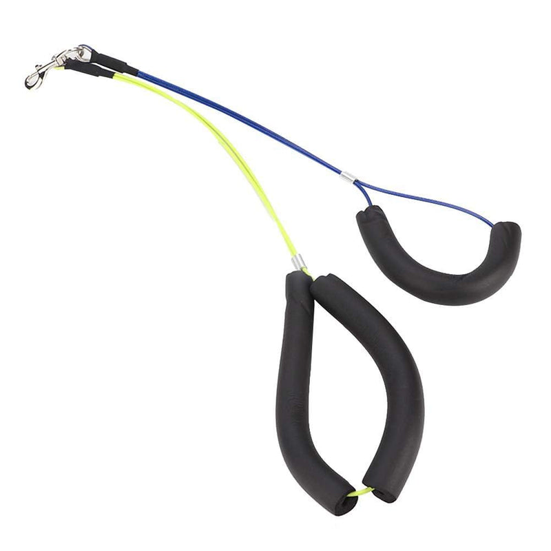 Oumefar Adjustable Pet Grooming Leash No-Sit Haunch Holder Restraint Wash Choker Dogs Cats Grooming Table Arm(Yellow+Blue) - PawsPlanet Australia