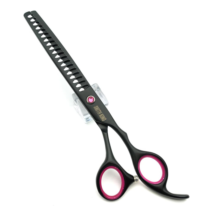 7.0 inches Professional Dog Grooming Scissors Set Straight & thinning & Curved & Chunkers 4pcs/3pcs in 1 Set (with Comb) Right-handed or Left-handed for Dog & Cats (Righ-Handed 4 pcs set with comb) - PawsPlanet Australia