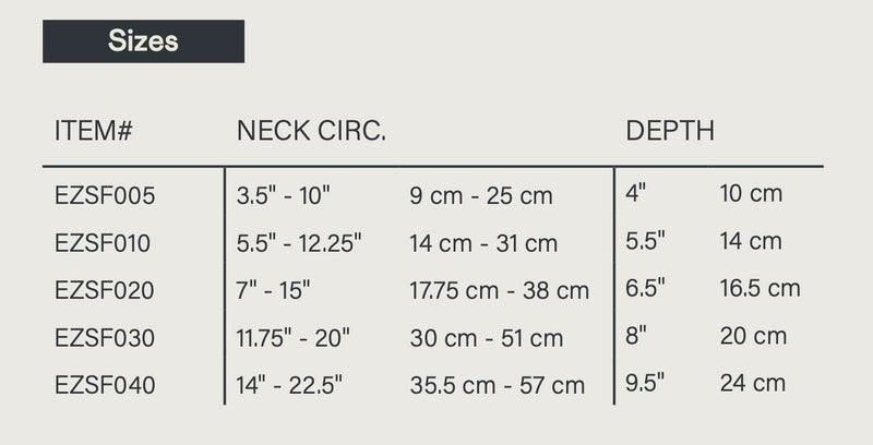 KVP - EZ Soft Collar Fits 14 Inch to 22.5 Inch Neck/9.5 Inch Depth