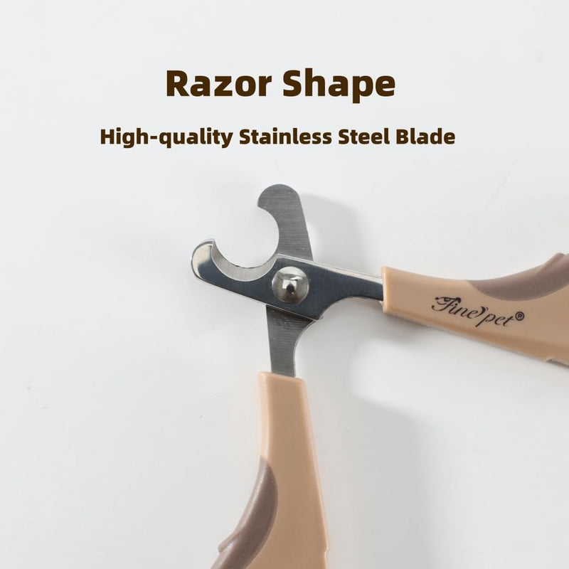 Dog Nail Clippers Pet Nail Trimmers for Small Dogs or Cats and Any Small Pets Easy and Safe Cat Grooming Clippers Cat Claw Trimmer Stainless Steel Blade S - PawsPlanet Australia