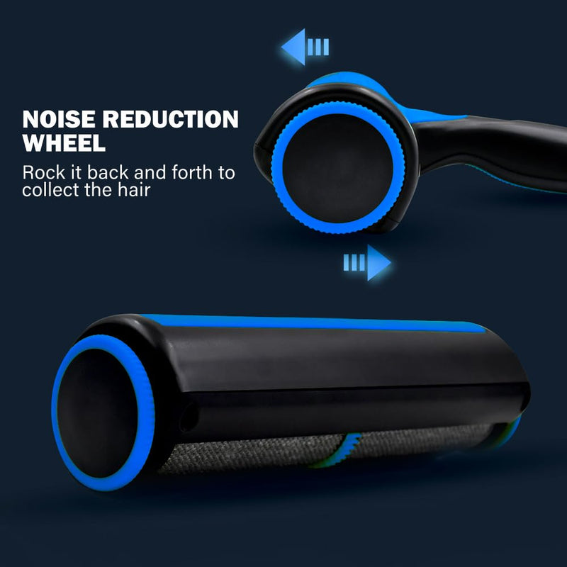 Pet-Pristine Pet Hair Remover Roller and Mini Detailer Combo Pack - Effortless Cats and Dogs Reusable Hair Removal for Couches, Beds, Carpets, Furniture - PawsPlanet Australia