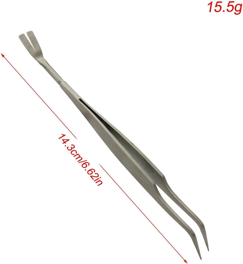 1Pc Silver 2 in 1 Tick Removal Tool for Pets,Stainless Steel Professional Tick Tweezers Ticks Remover for Dogs, Cats and Humans,Flea and Tick Control,Tick Remover Tools Flea and Tick Control - PawsPlanet Australia