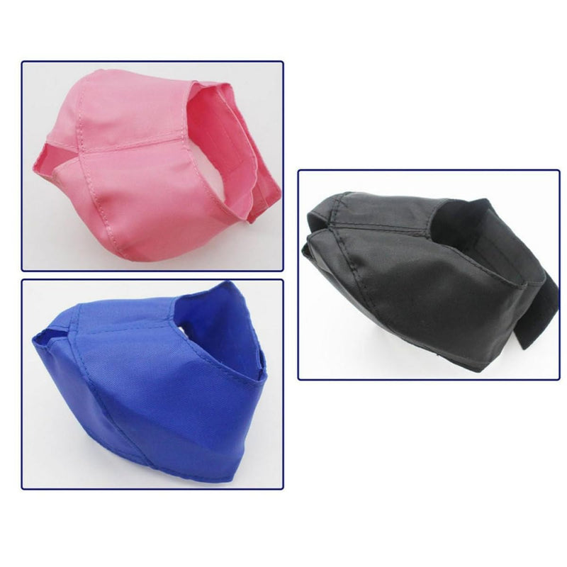 Artibetter Lightweight and Breathable Nylon Cat Eye Patch in Blue Protective Eye Mask for Cats and Kittens for Bathing and Manicure Size L and S
