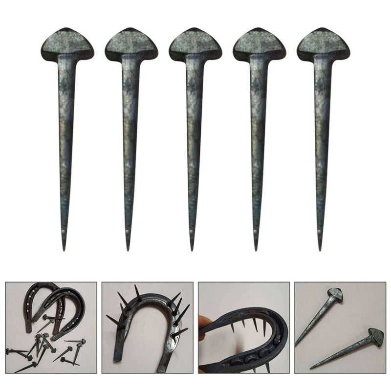 50pcs Iron Horseshoe Nail Horseshoe Nails Replaceable Horseshoe Nail Replaceable Hoof Nails Small Horseshoe Tool Sturdy Horseshoe Tool Iron Hoof Nails Small Hoof Nails Horse Supply - PawsPlanet Australia